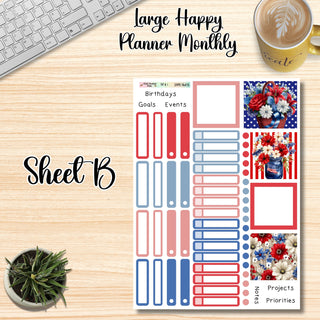 Kit # 7   Large Happy Planner ANY Monthly Kit