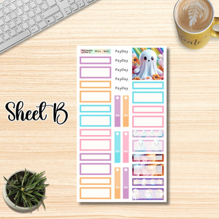 Kit 25        Large Plum Paper ANY Month and Dashboard Page