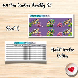 Kit 10       7x9 Erin Condren ANY Month Planner Kit