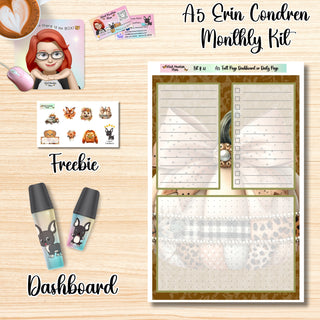 Kit 32        A5 Erin Condren ANY Month Planner Kit