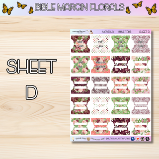 MARSALA       BIBLE TABS