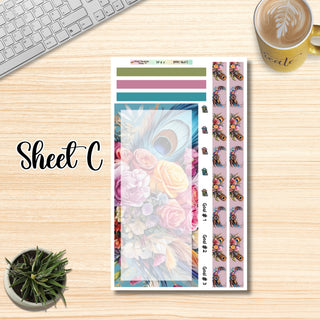 Kit 17        Large Plum Paper ANY Month and Dashboard Page