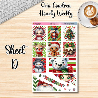 Kit 36       Hourly Erin Condren Weekly