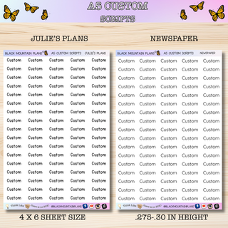 A5 Custom Scripts