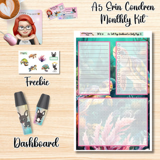 Kit 10        A5 Erin Condren ANY Month Planner Kit