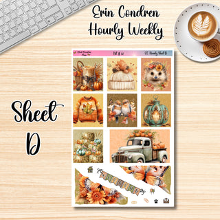 Kit 32       Hourly Erin Condren Weekly