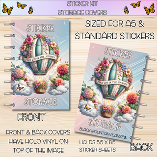 Option # 1 Laminated Covers & Sticker Storage Covers