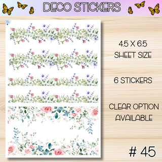 DECO STICKERS # 45