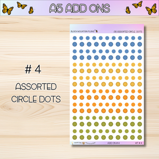 Kit # 4 A5 Add Ons