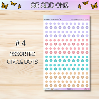 Kit # 12 A5 Add Ons