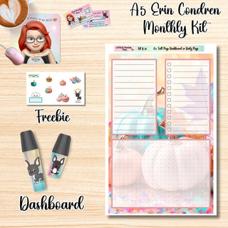 Kit 28        A5 Erin Condren ANY Month Planner Kit