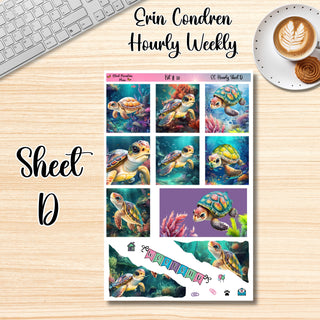 Kit 10       Hourly Erin Condren Weekly