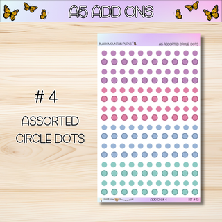 Kit # 13 A5 Add Ons