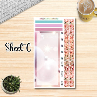 Kit 35        Large Plum Paper ANY Month and Dashboard Page