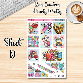 Kit 22       Hourly Erin Condren Weekly