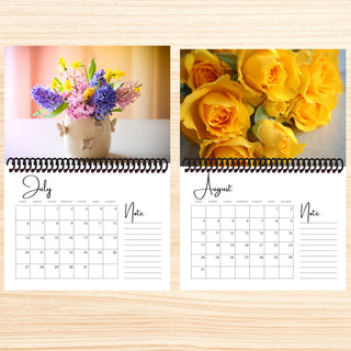 FLORALS 2025 WALL CALENDAR