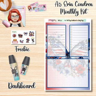 Kit 13        A5 Erin Condren ANY Month Planner Kit