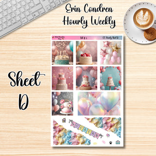 Kit # 5       Hourly Erin Condren Weekly