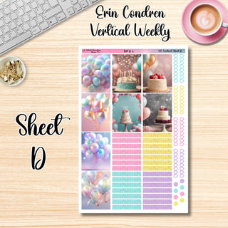 Kit # 5       Erin Condren Vertical Planner Weekly Kit