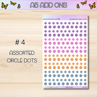Kit # 8 A5 Add Ons