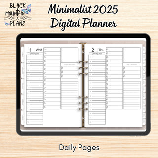 Minimalist 2025 Digital Planner