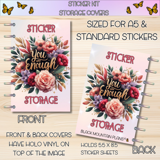 Option # 2 Laminated Covers & Sticker Storage Covers