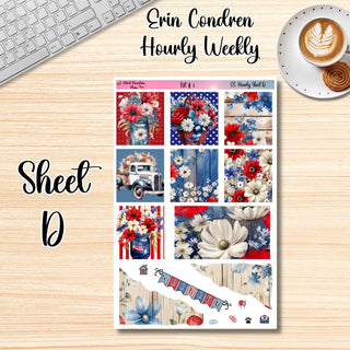 Kit # 7       Hourly Erin Condren Weekly