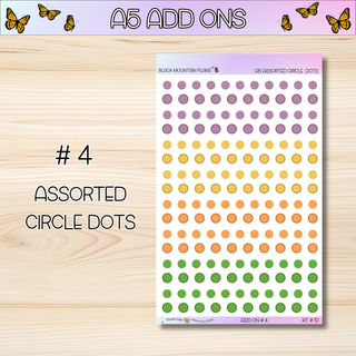 Kit # 10 A5 Add Ons