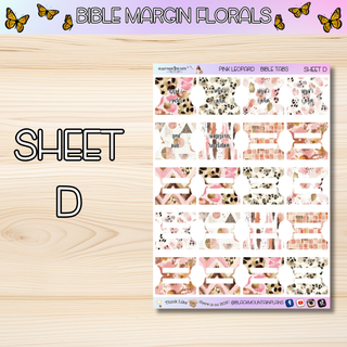PINK LEOPARD       BIBLE TABS