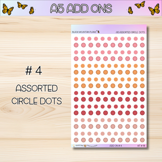 Kit # 18 A5 Add Ons