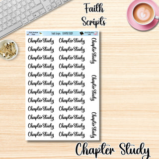 Faith Scripts        CHAPTER STUDY