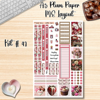 Kit 41      A5 Plum Paper ME Layout