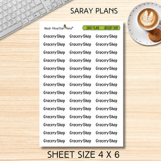 GROCERY SHOP Scripts 6 Fonts to Choose From