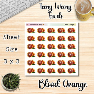 BLOOD ORANGE Teeny Weeny Foods