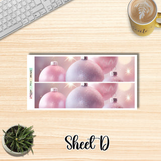 Kit 35        Large Plum Paper ANY Month and Dashboard Page