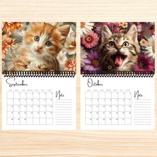 FRISKY FELINES 2025 WALL CALENDAR