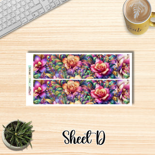 Kit 44        Large Plum Paper ANY Month and Dashboard Page