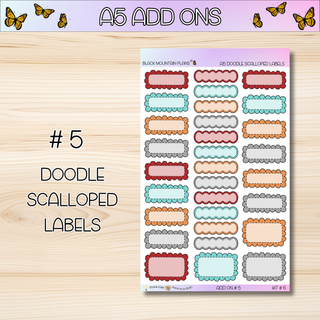 Kit # 6 A5 Add Ons