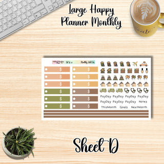 Kit 32   Large Happy Planner ANY Monthly Kit