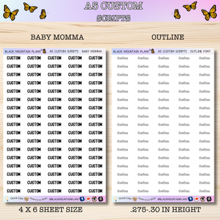 A5 Custom Scripts