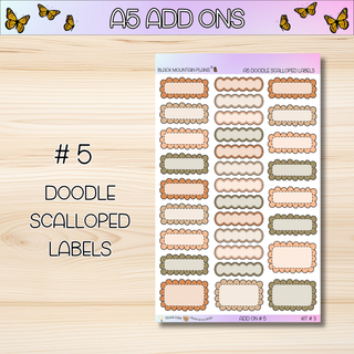 Kit # 3 A5 Add Ons