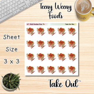 TAKE OUT  Teeny Weeny Foods