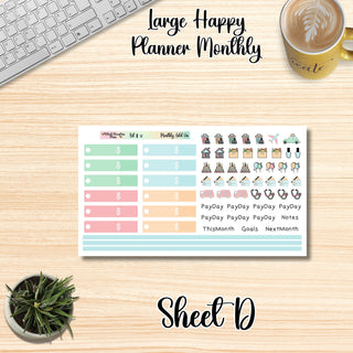 Kit 12   Large Happy Planner ANY Monthly Kit