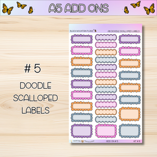 Kit # 8 A5 Add Ons