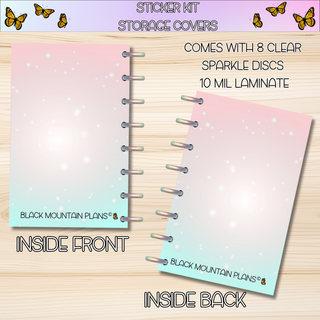 Option # 4 Laminated Covers & Sticker Storage Covers