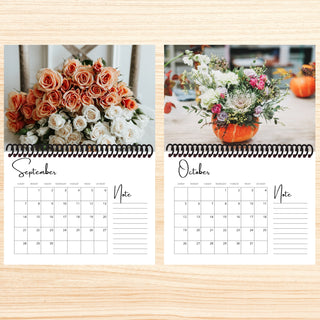 FLORALS 2025 WALL CALENDAR