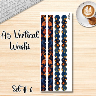 Set # 6      A5 Vertical Washi