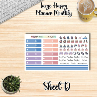 Kit 14   Large Happy Planner ANY Monthly Kit