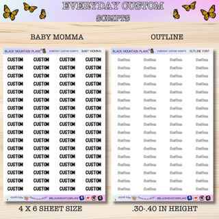 Everyday Custom Scripts