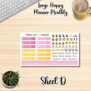 Kit # 9   Large Happy Planner ANY Monthly Kit